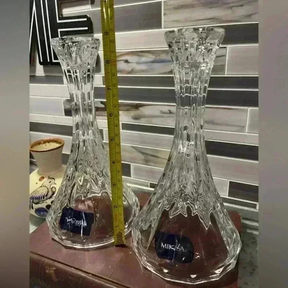 Mikasa Capella 9inch Candle Stick Pair of 2 - Picture 4 of 6